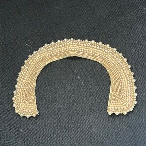 Elegant Pearl Beaded Collar made in Japan